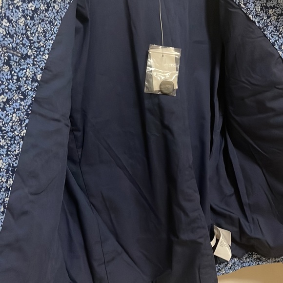 J.Crew Blue Quilted Jacket Size 8 - Picture 11 of 13